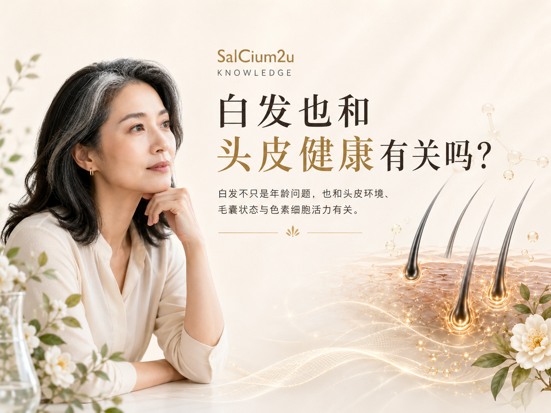 白发也和头皮健康有关吗？