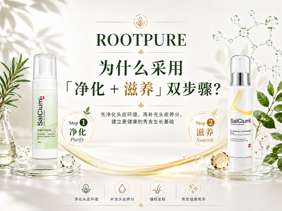 ROOTPURE 为什么采用「净化 + 滋养」双步骤？