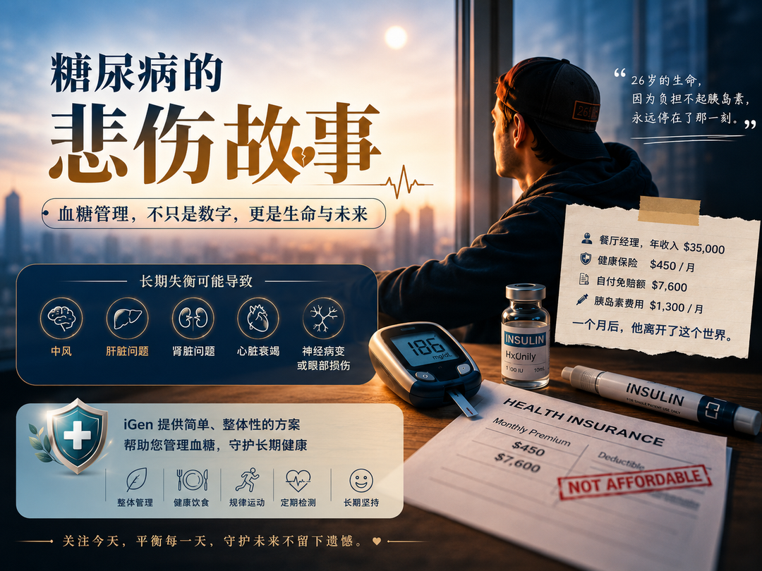 糖尿病的悲伤故事｜为什么血糖管理不只是数字问题？