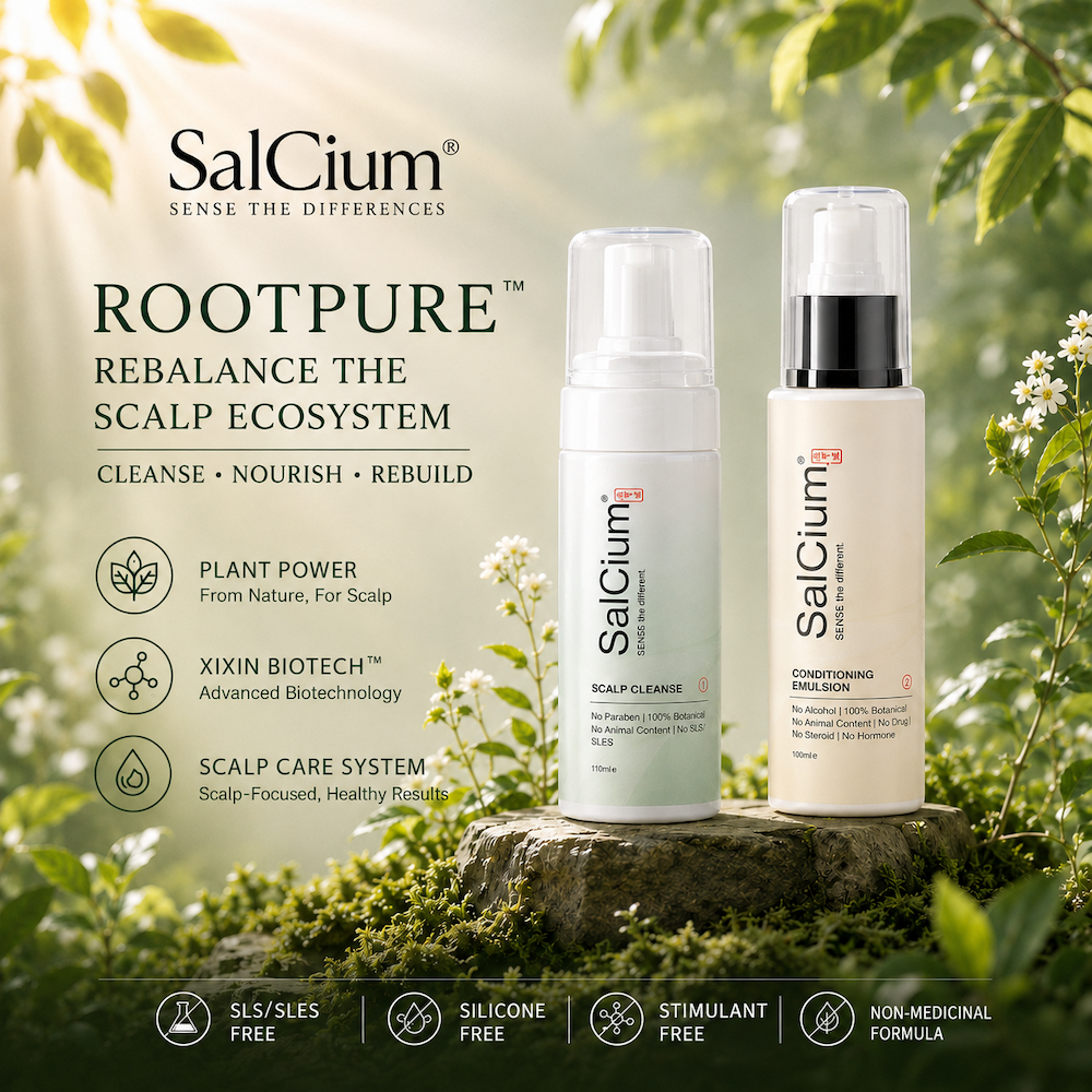 SalCium® ROOTPURE — Rebalance The Scalp Ecosystem
