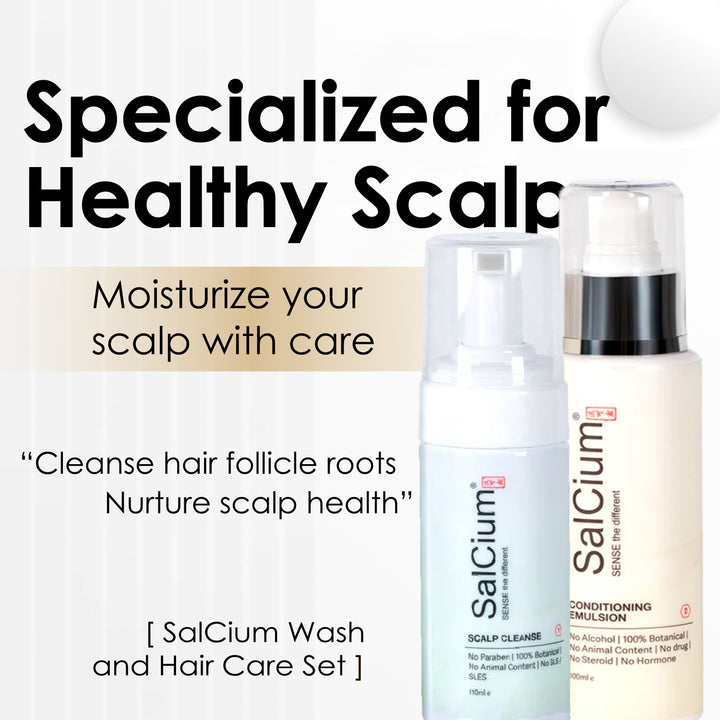 SalCium® Hair Growth Treatment (4 x Scalp Cleanse & 4 x Conditioning Emulsion)