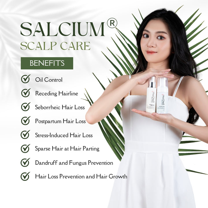 SalCium® Hair Growth Treatment (4 x Scalp Cleanse & 4 x Conditioning Emulsion)